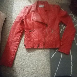 People's Liberation faux leather jacket size S